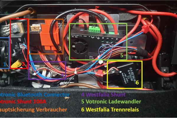 Elektronik Beschriftet Westfalia Columbus 540d. Elektronik Westfalia Columbus 540d.