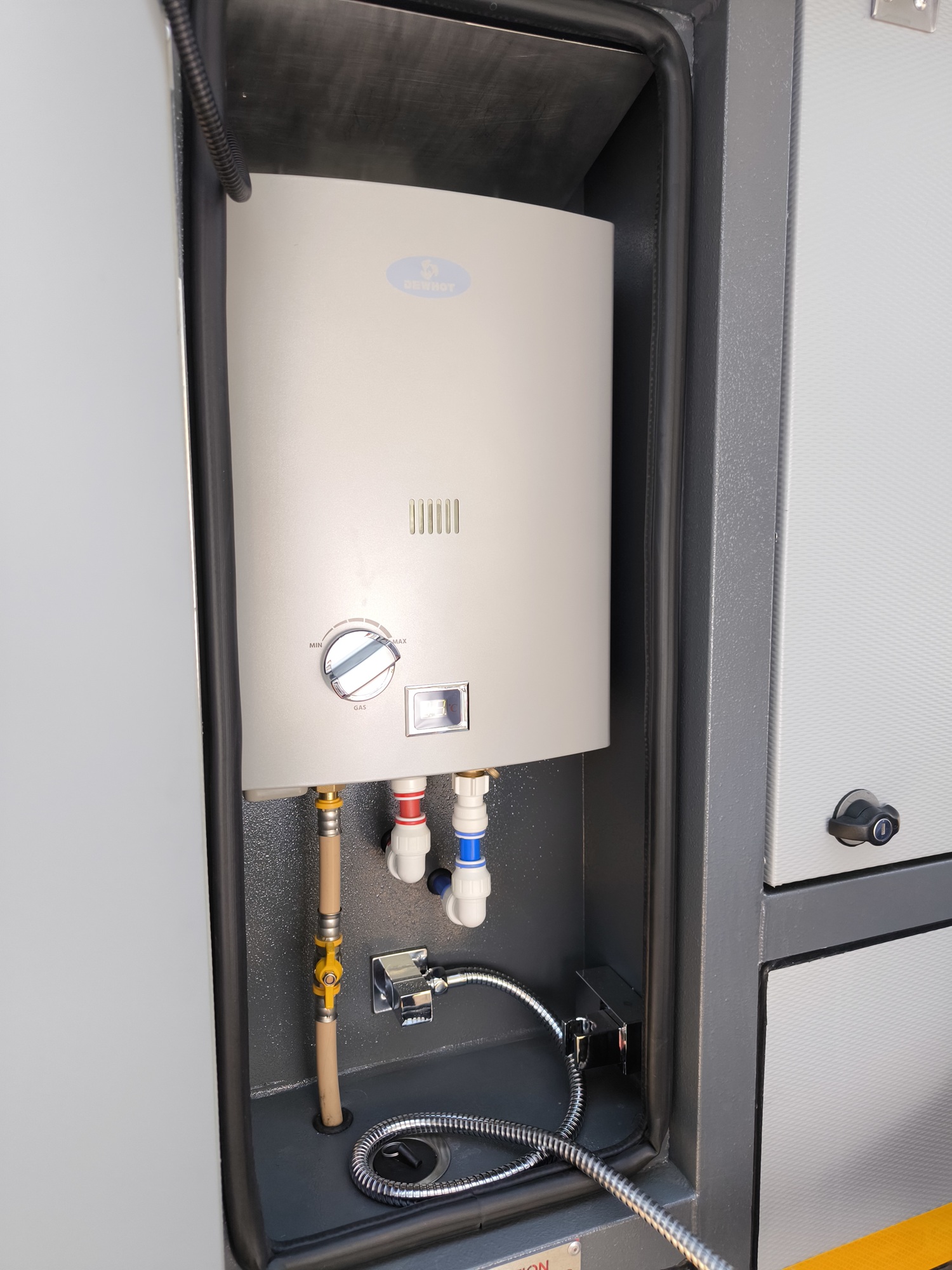 Boiler Duschzelt